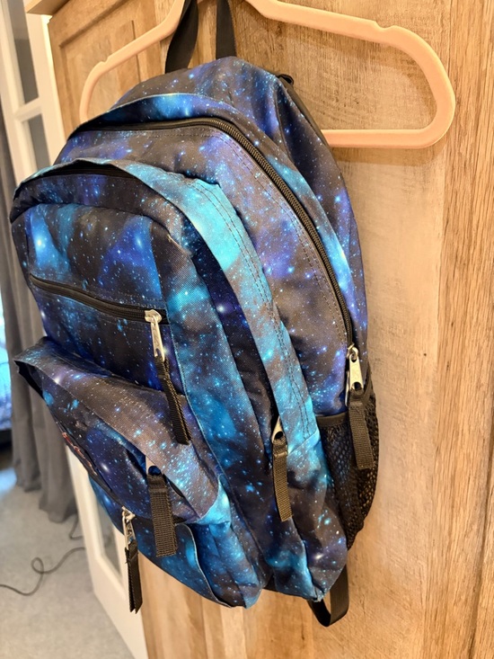 galaxy jansport backpacks Big Student - Cyberspace Galax and a web haul handle JanSport Backpack Galaxy Space Stars